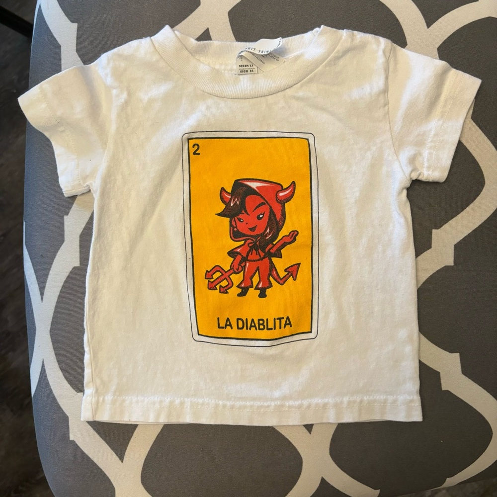 La Diablita Lotería Baby Tee ❤️